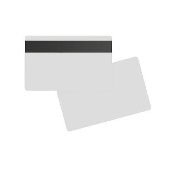  LoCo Magnetkarte, beidseitig silber-schwarz
