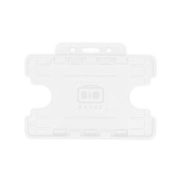 BioBadge Dual-Sided Holders Landscape - Pack of 100 / white