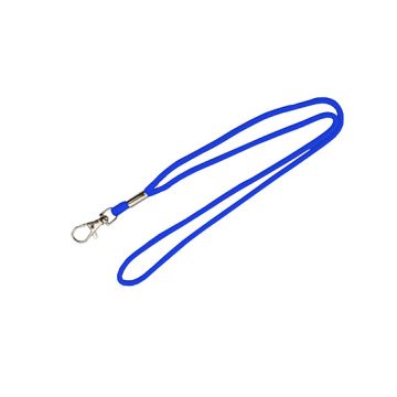 Lanyard round snap hook Navy Blue - 10 pieces