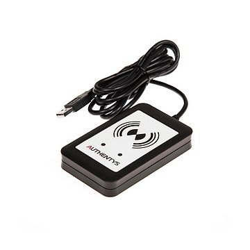 Authentys RFID desktop reader Mifare HID black USB
