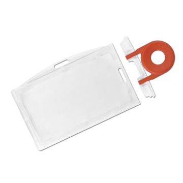 Card holder horizontal transparent lockable