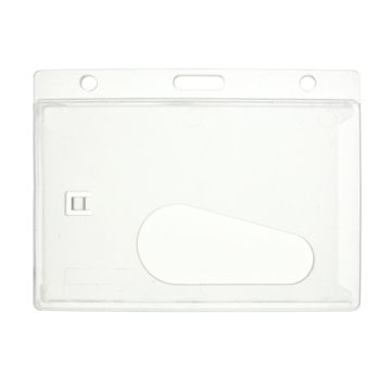 Card holder horizontal transparent both sides (100 pcs.)