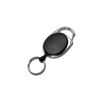 Oval yoyo with mounting bracket and metal ring
