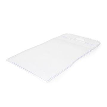Clear vinyl card holder 63x94mm - vertical (100 pcs.)