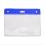 Kartenhalter horizontal Vinyl 77 x 94 mm Farbbalken Royal Blau (1) thumbnail