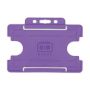 BioBadge Open Faced Holders Landscape - Pack of 100 / purple thumbnail