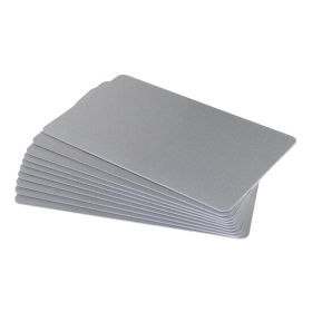 Evolis plastic cards silver 0,76mm (100 pieces)