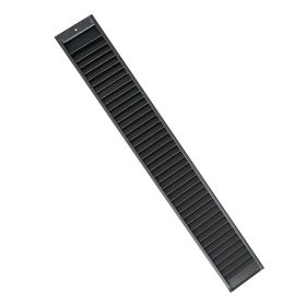 Card rack metal black (40 cards vertical)