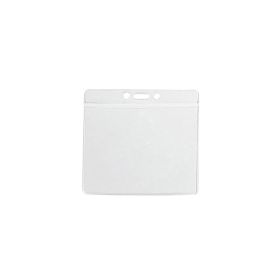 Card holder horizontal vinyl 93 x 114 mm - Color bar transparent