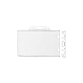 Horizontal card holder for 2 cards, breakable