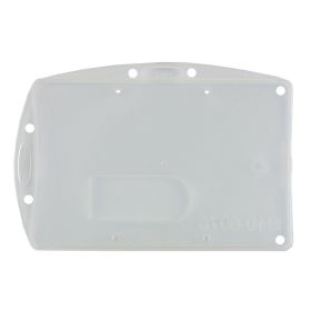 Horizontal/vertical card holder for 2 cards with mounting bracket (1)