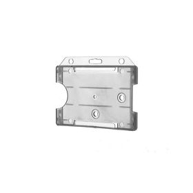 Card holder horizontal open frosted