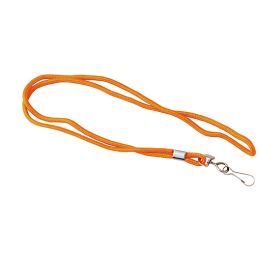 Lanyard round Swivel-Hook Simplex Orange - 10 pieces