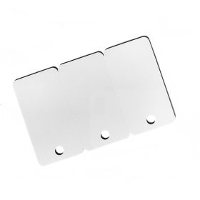 Zebra PVC Karte, 30 mil 3-Up breakaway key tags (100 Stück)
