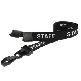15mm Staff Lanyards With Plastic J-Clip