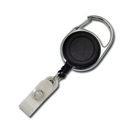 Jojo round with mounting bracket - black