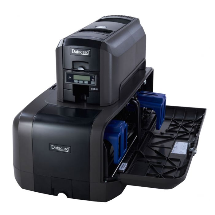 Datacard CE840 Desktop-Prägemaschine mit Druckwerk