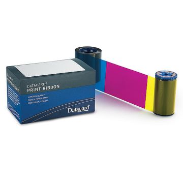 Datacard Color Ribbon, ymcKT (panneau court)