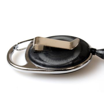 Carabineer Reel wth Belt Clip & Key Ring - Pack 50
