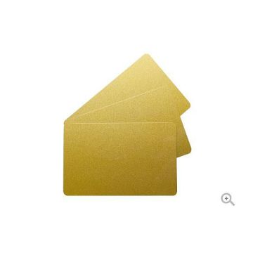 Evolis Plastikkarten Gold 0,76mm (100 Stück)