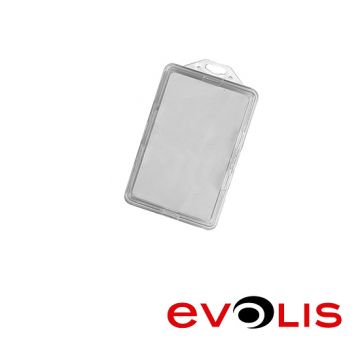 Vertical card holder for 1-2 cards, lockable