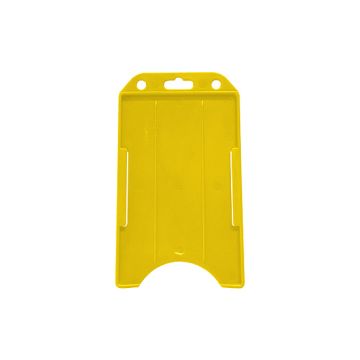 Vertical card holder - yellow