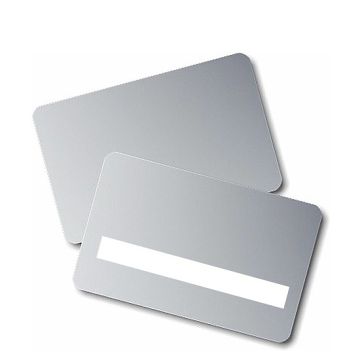 PlusCard PVC Silber Signature (100 Stück)