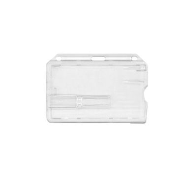 Porte-cartes horizontal avec un curseur transparent - 10 pièces