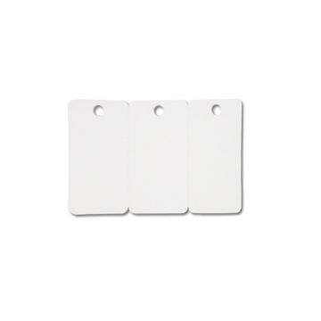 Carte pliable PVC Premium 3 volets avec trou rond (500 pièces)