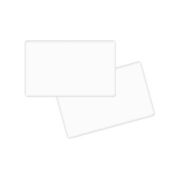 PVC card transparent 0.76 mm (500 pieces)