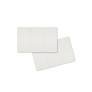 Carte pliable PVC Premium 3 volets sans perforation (500 pièces)