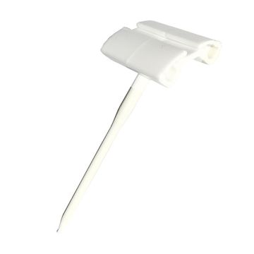 Price tag holder for insertion white 20 x 60 x 14 mm