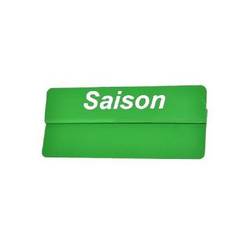 Cavaliers promotionnels PVC 86 x 18 mm vert saison (10)