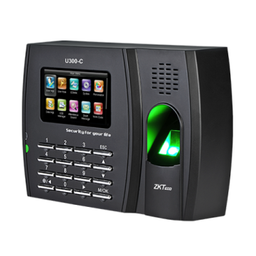 ZKTeco U300-c terminal de registro de tiempo RFID y huella dactilar