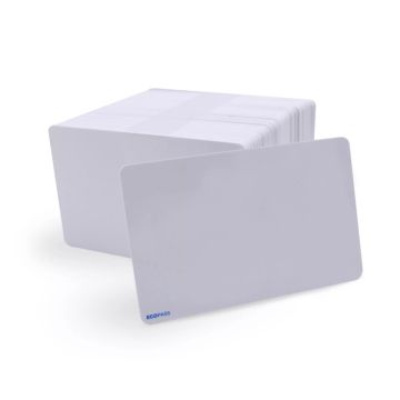 RFID Karte EcoPass Blank White 1K with HiCo Mag Stripe (100 Stück)